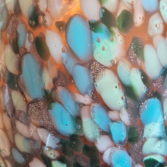 Vintage Hand-blown Murano-style Art Glass Vase - Picture 4 of 10